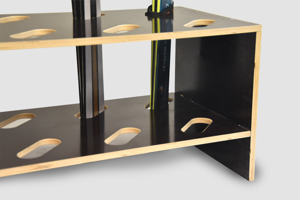 Drveni stalak za skije - 8 pari, 61 × 33 cm