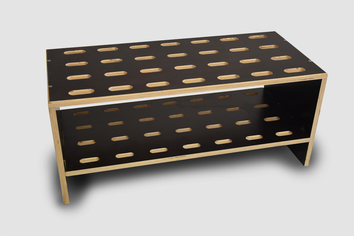 Leseno stojalo za 14 parov tekaških smuči