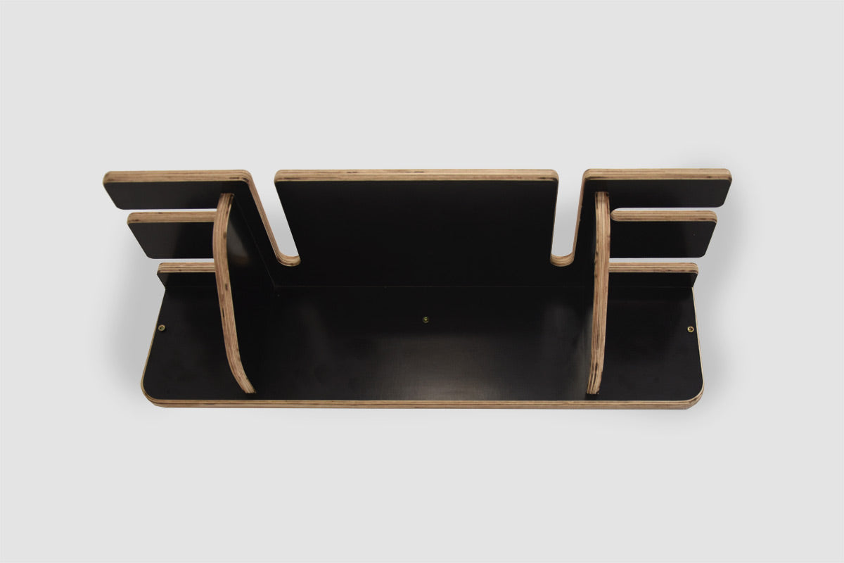 Zidni držač za 2 para skija i štapova